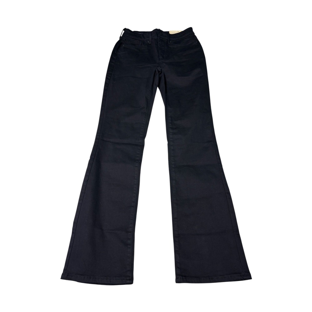 NWT NYDJ Billie Mini Bootcut Jeans Black High‎ Rise Lift Tuck Size 00 W26 L31